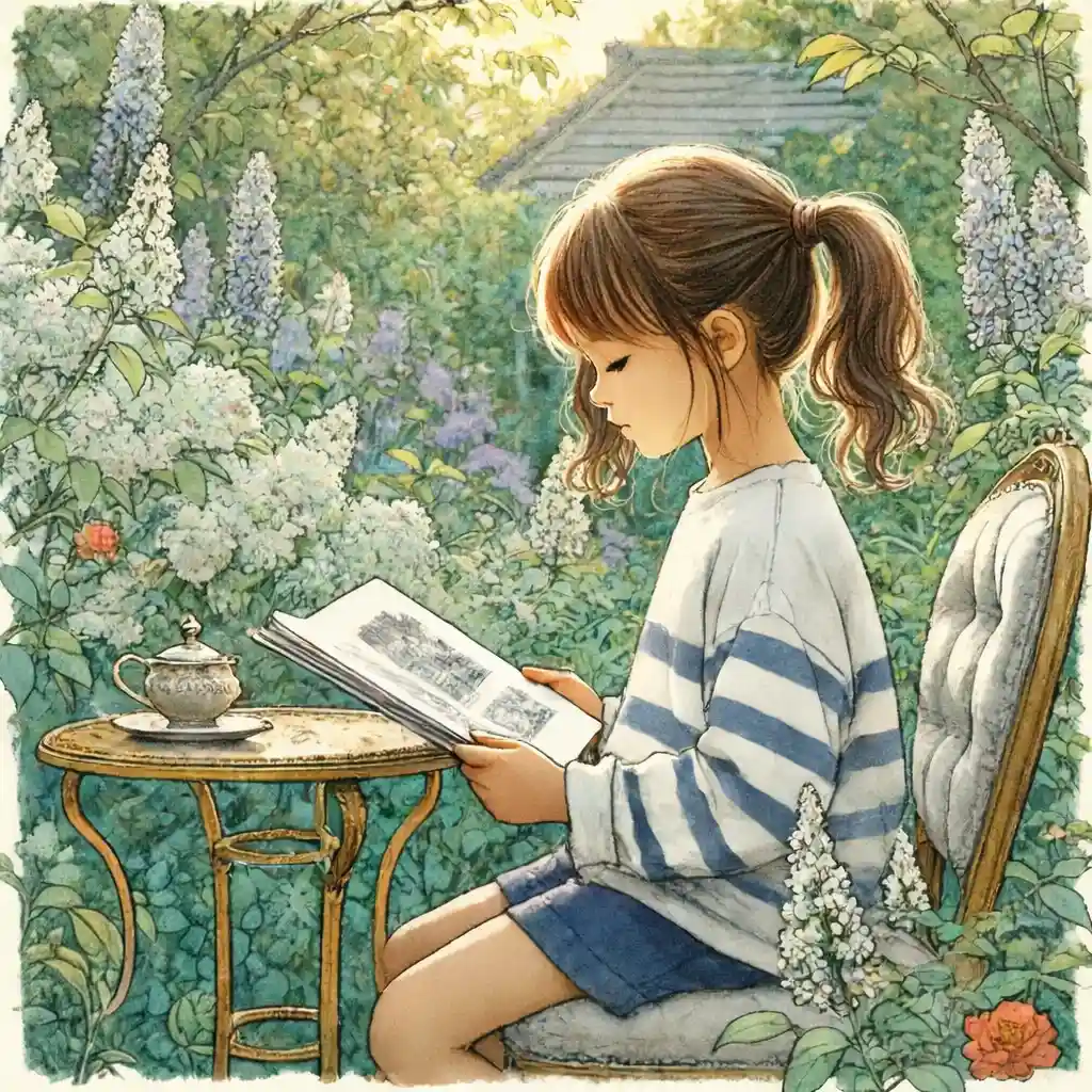 絵本に興味が湧き出した女児