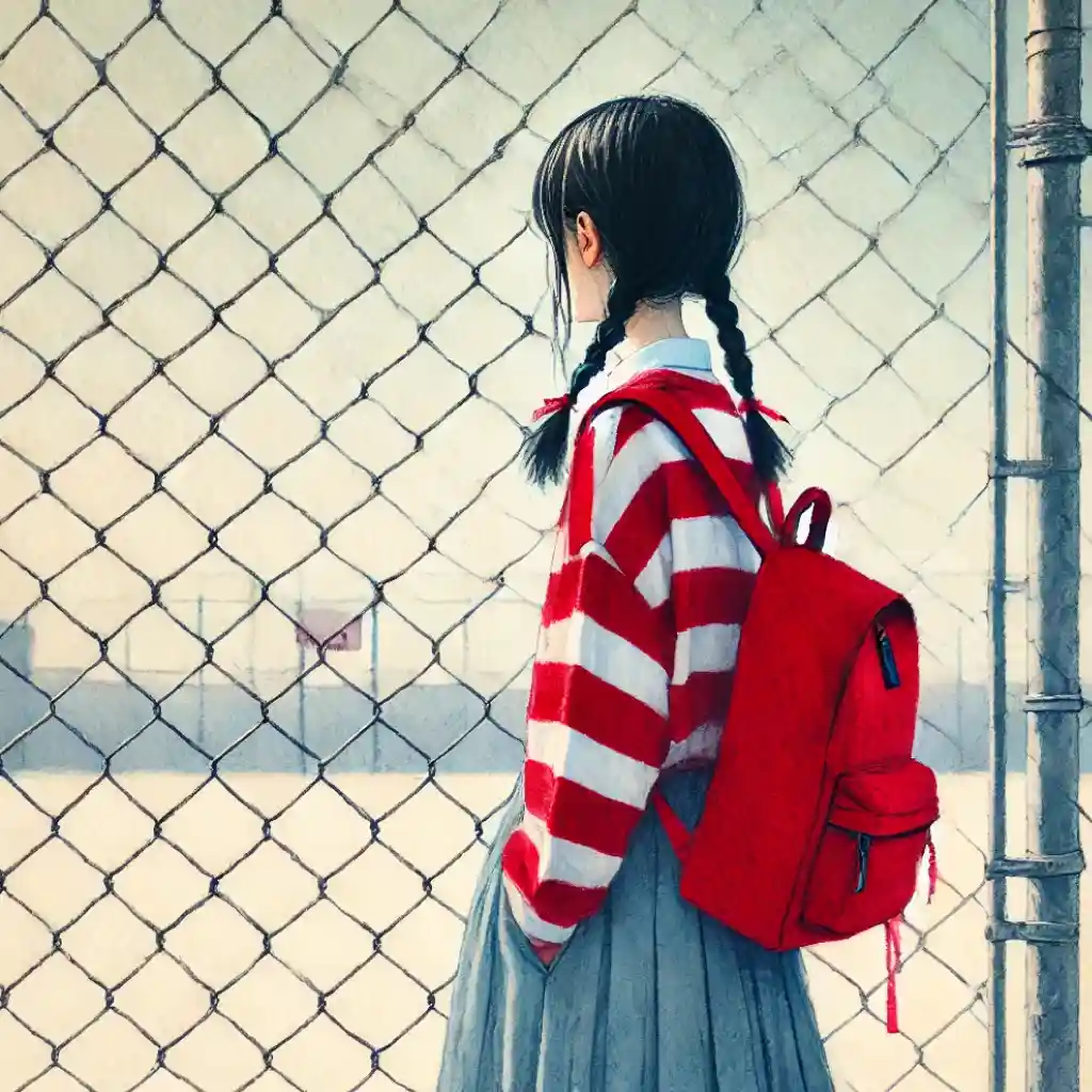 帰宅中の小学生高学年