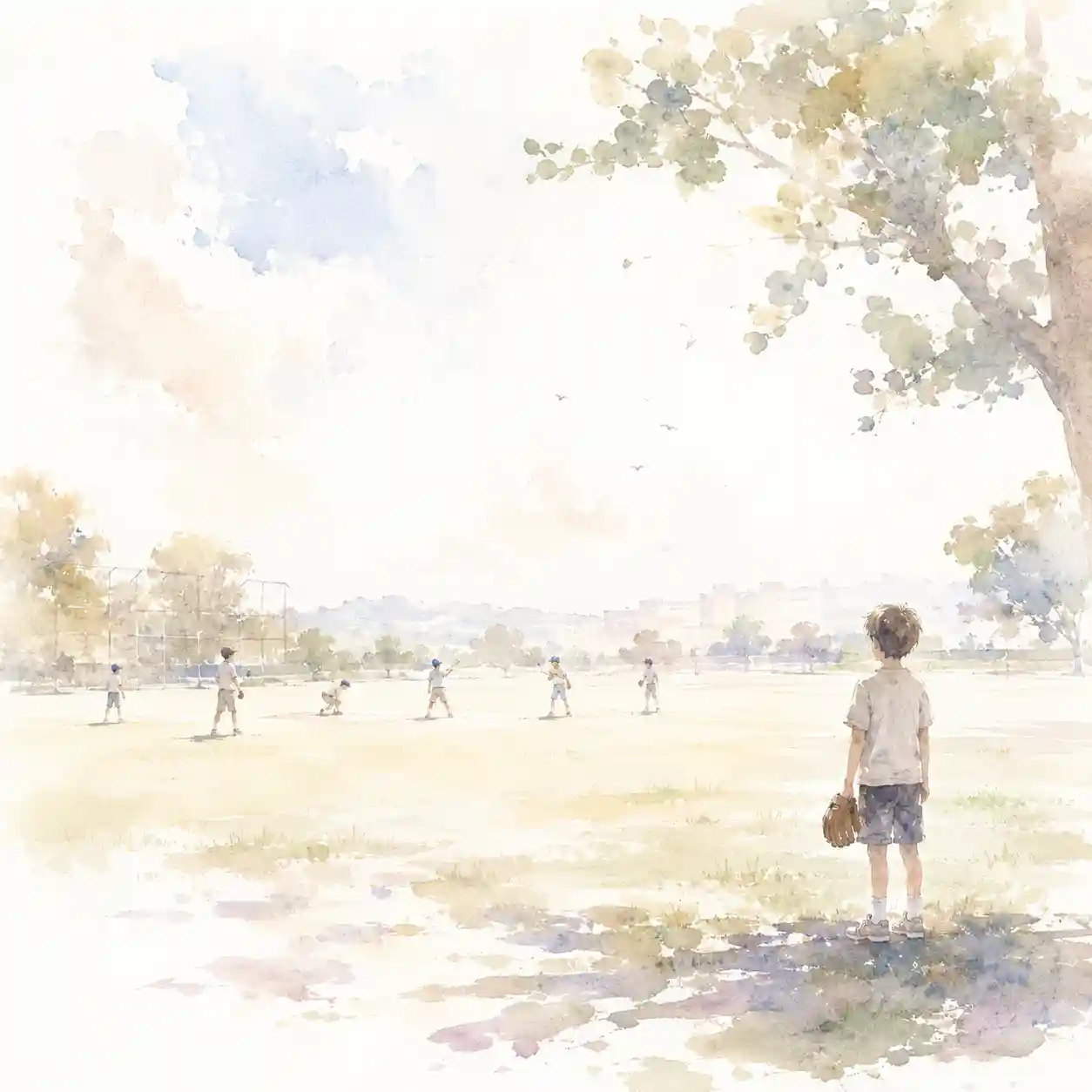仲間に混ざれない少年